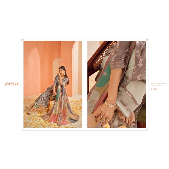 Jay Vijay Muskan Bemberg Silk Dress Materials